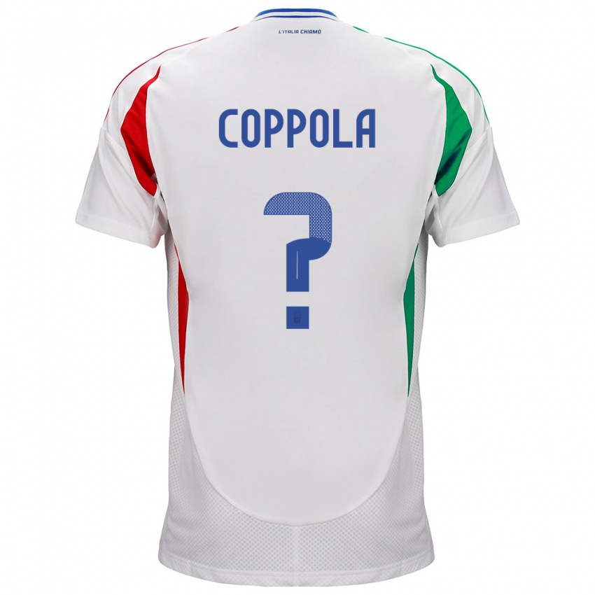 Hombre Camiseta Italia Diego Coppola #0 Blanco 2ª Equipación 24-26 La Camisa México