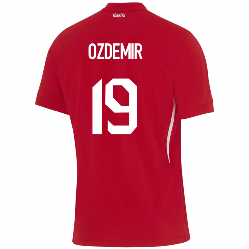 Hombre Camiseta Turquía Halil Özdemir #19 Rojo 2ª Equipación 24-26 La Camisa México