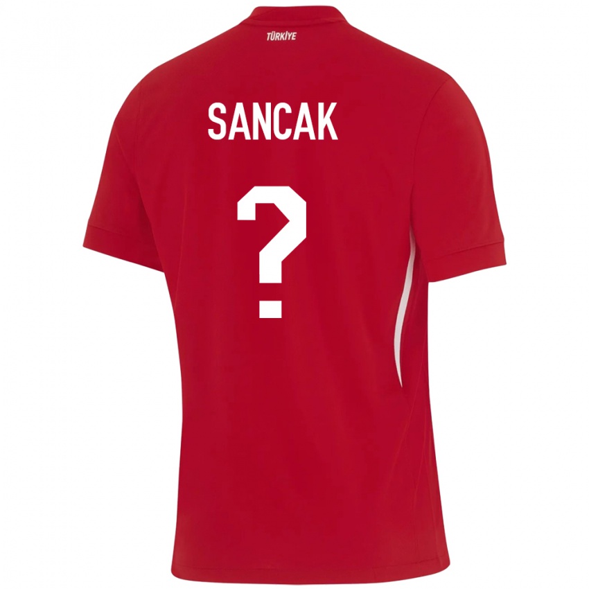 Hombre Camiseta Turquía Tolga Sancak #0 Rojo 2ª Equipación 24-26 La Camisa México