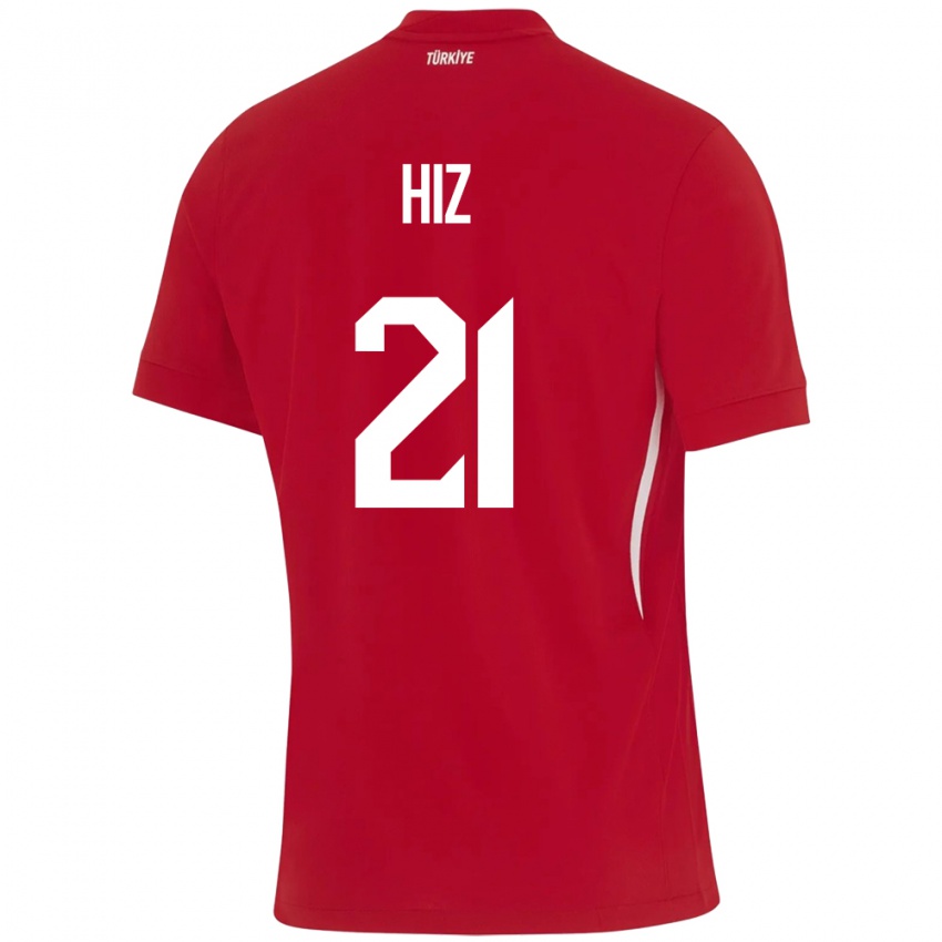 Hombre Camiseta Turquía Gülbin Hız #21 Rojo 2ª Equipación 24-26 La Camisa México