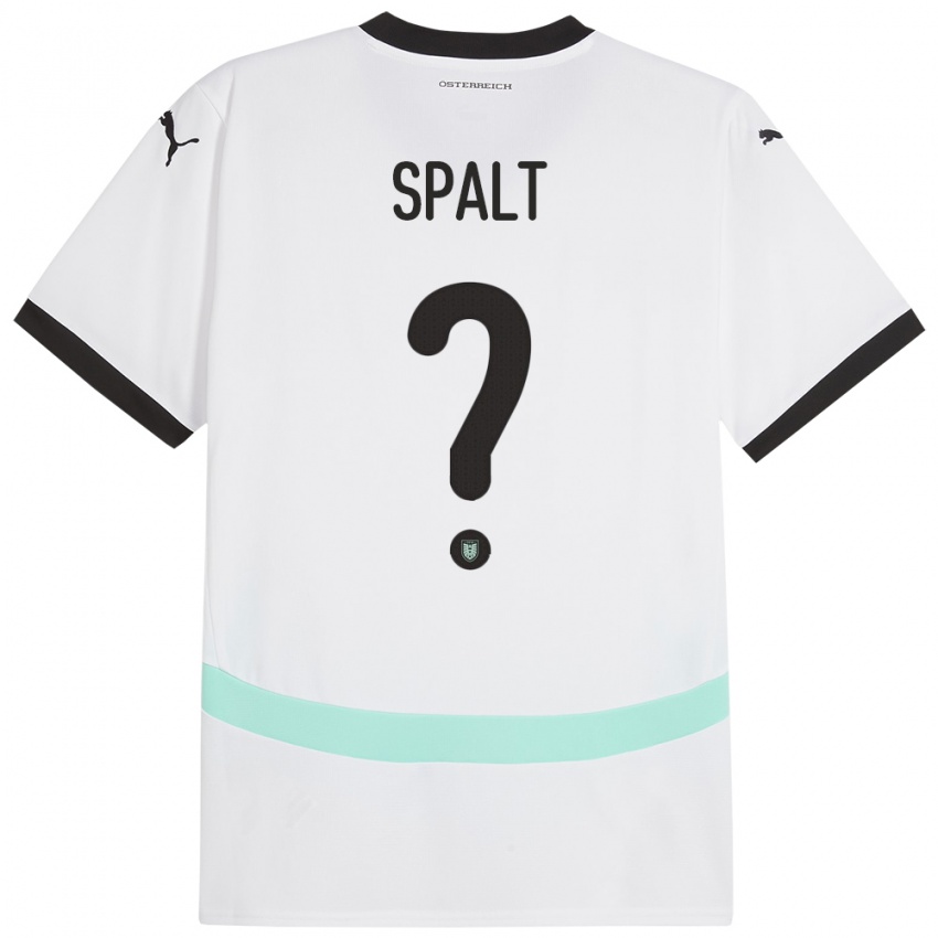 Hombre Camiseta Austria Yanik Spalt #0 Blanco 2ª Equipación 24-26 La Camisa México