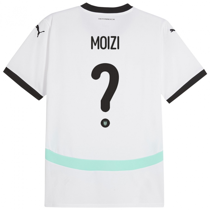 Hombre Camiseta Austria Philipp Moizi #0 Blanco 2ª Equipación 24-26 La Camisa México