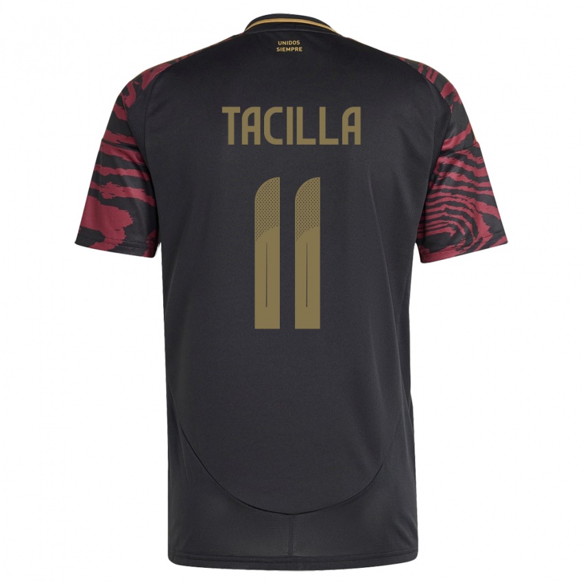 Hombre Camiseta Perú Yomira Tacilla #11 Negro 2ª Equipación 24-26 La Camisa México