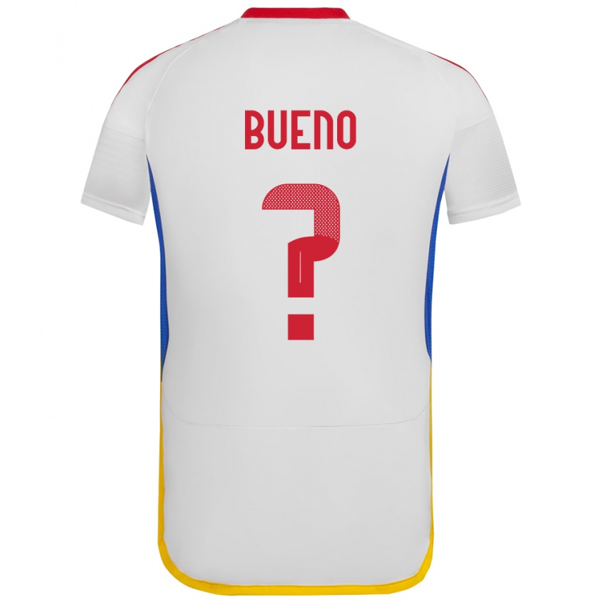 Hombre Camiseta Venezuela Jesús Bueno #0 Blanco 2ª Equipación 24-26 La Camisa México