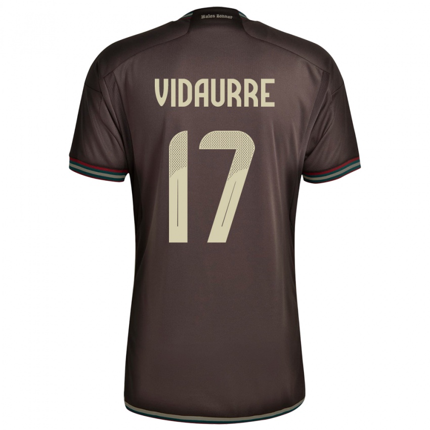 Hombre Camiseta Jamaica Zoe Vidaurre #17 Marrón Noche 2ª Equipación 24-26 La Camisa México