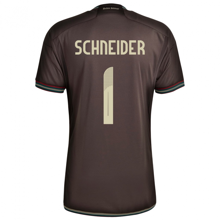 Hombre Camiseta Jamaica Sydney Schneider #1 Marrón Noche 2ª Equipación 24-26 La Camisa México