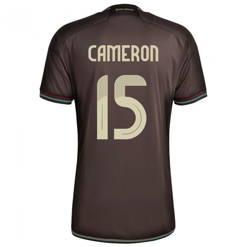 Hombre Camiseta Jamaica Tiffany Cameron #15 Marrón Noche 2ª Equipación 24-26 La Camisa México