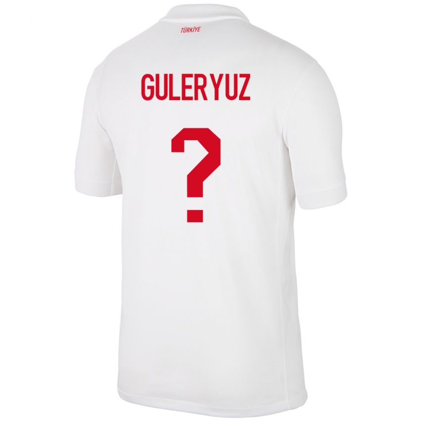 Mujer Camiseta Turquía Göknur Güleryüz #0 Blanco 1ª Equipación 24-26 La Camisa México
