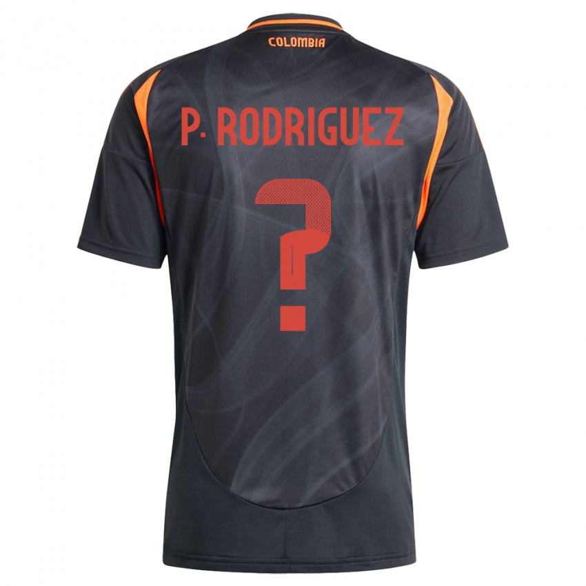 Mujer Camiseta Colombia Pedro Rodríguez #0 Negro 2ª Equipación 24-26 La Camisa México