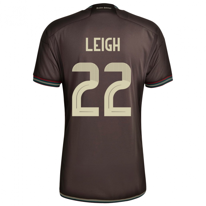 Mujer Camiseta Jamaica Greg Leigh #22 Marrón Noche 2ª Equipación 24-26 La Camisa México