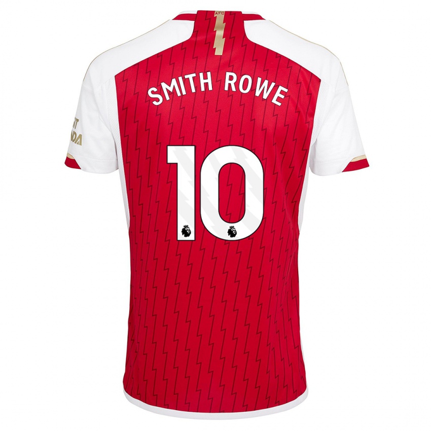 Niño Camiseta Emile Smith Rowe #10 Rojo 1ª Equipación 2023/24 La Camisa México