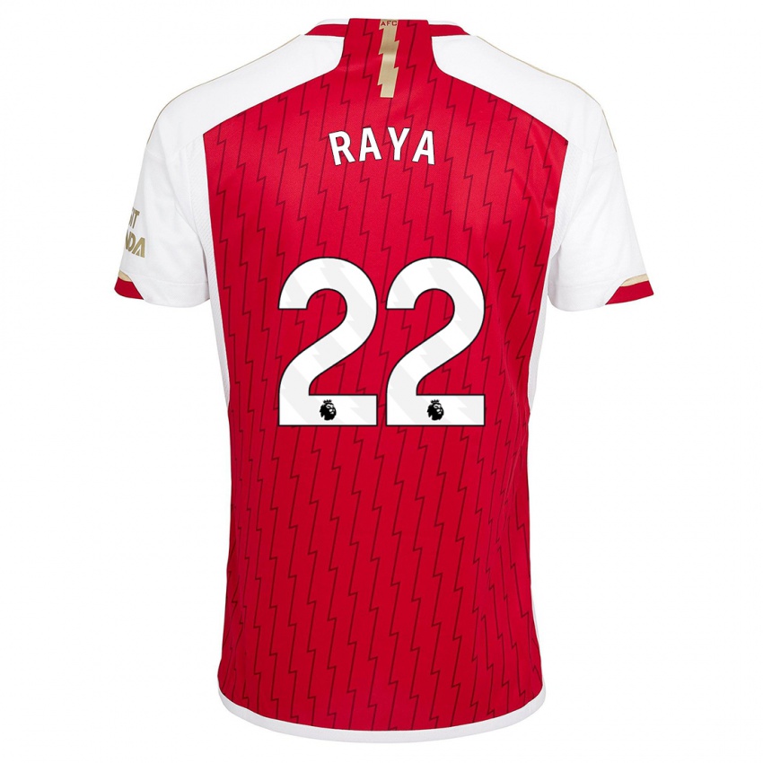 Niño Camiseta David Raya #22 Rojo 1ª Equipación 2023/24 La Camisa México