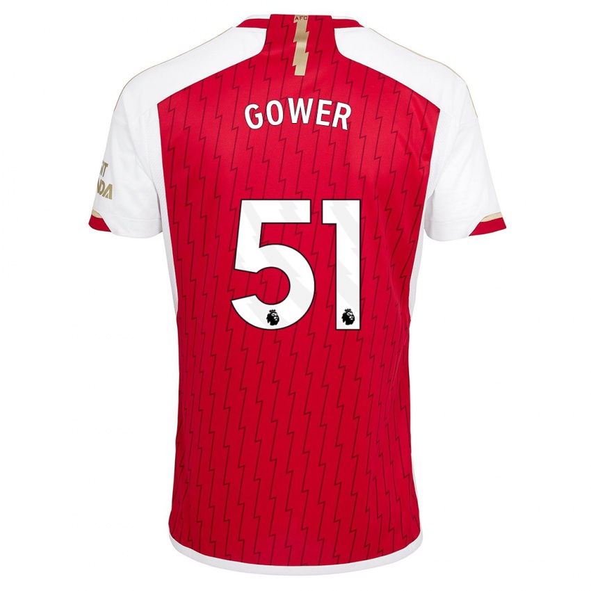 Niño Camiseta Jimi Gower #51 Rojo 1ª Equipación 2023/24 La Camisa México