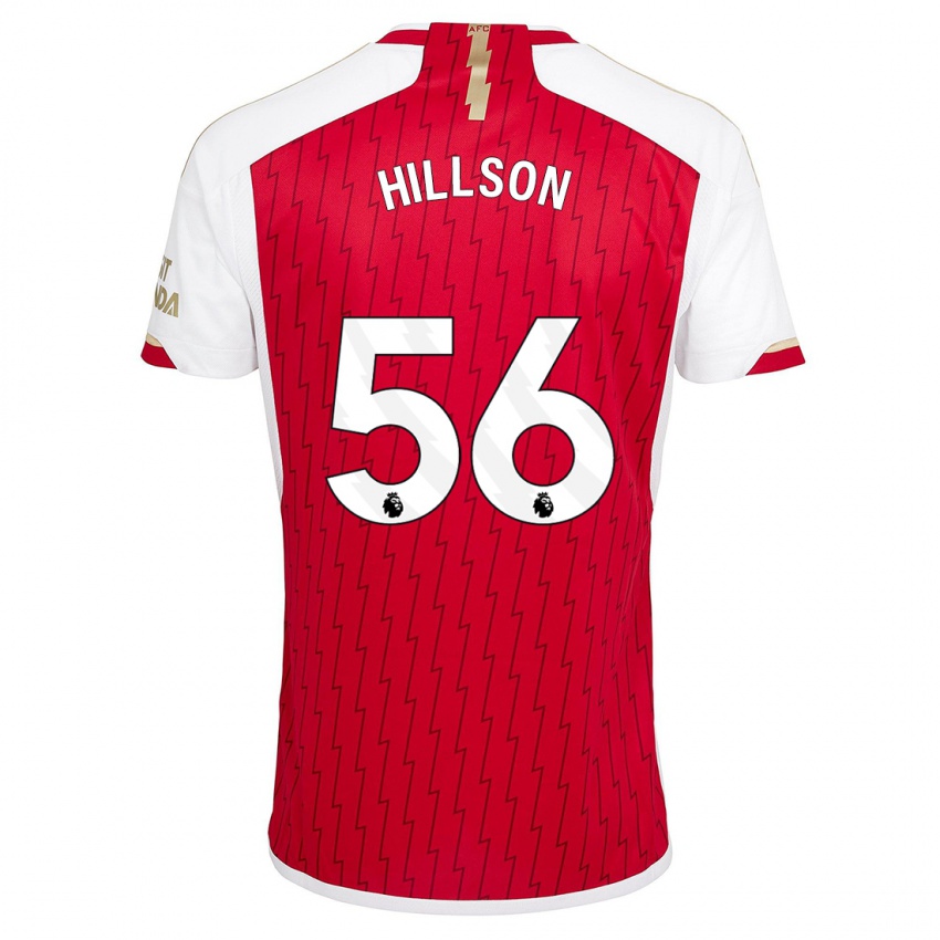 Niño Camiseta James Hillson #56 Rojo 1ª Equipación 2023/24 La Camisa México