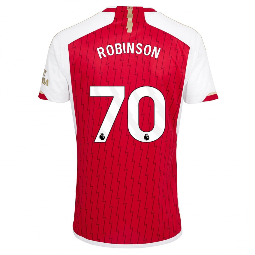 Niño Camiseta Josh Robinson #70 Rojo 1ª Equipación 2023/24 La Camisa México