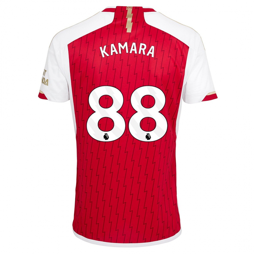 Niño Camiseta Osman Kamara #88 Rojo 1ª Equipación 2023/24 La Camisa México