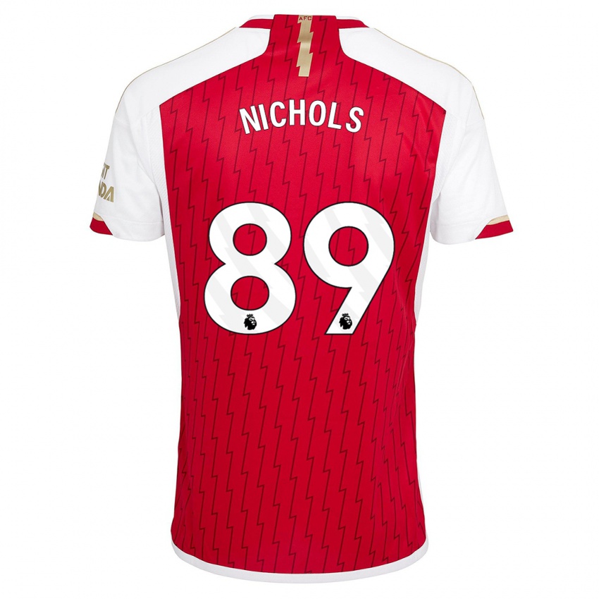 Niño Camiseta Josh Nichols #89 Rojo 1ª Equipación 2023/24 La Camisa México