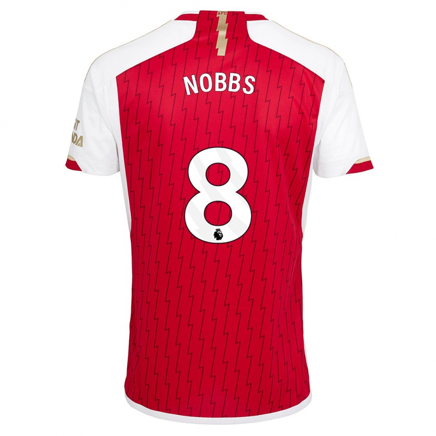 Niño Camiseta Nobbs #8 Rojo 1ª Equipación 2023/24 La Camisa México