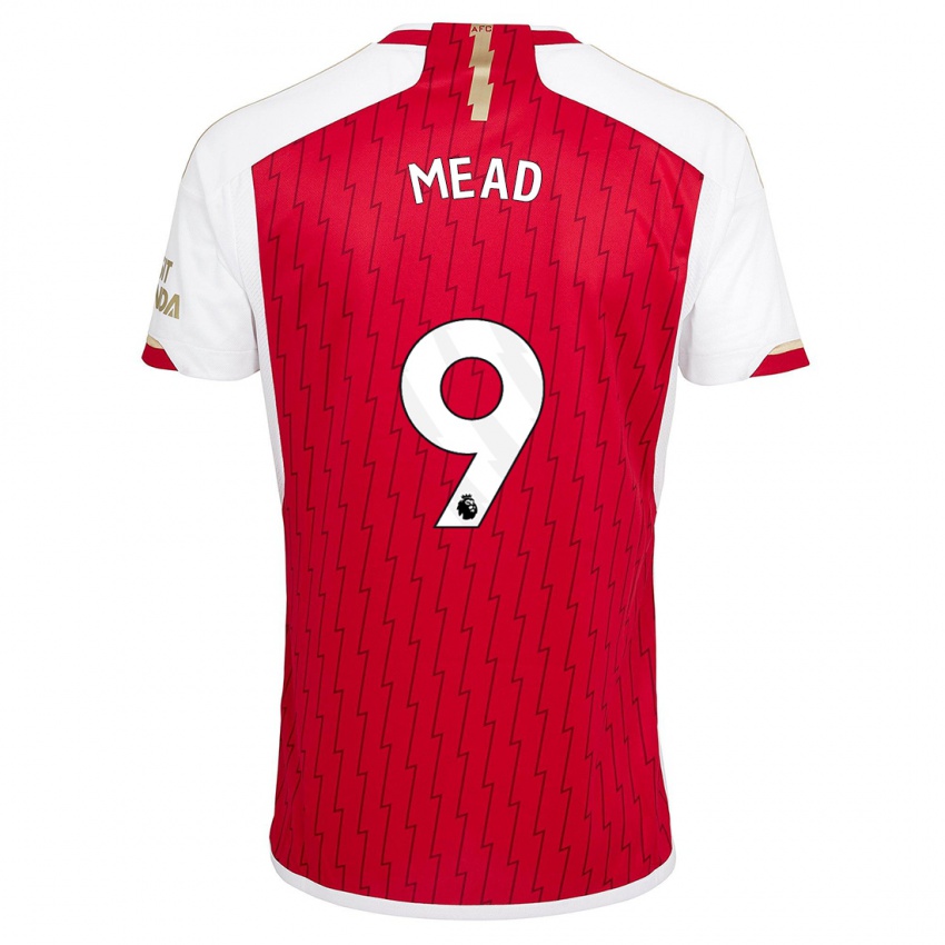 Niño Camiseta Beth Mead #9 Rojo 1ª Equipación 2023/24 La Camisa México