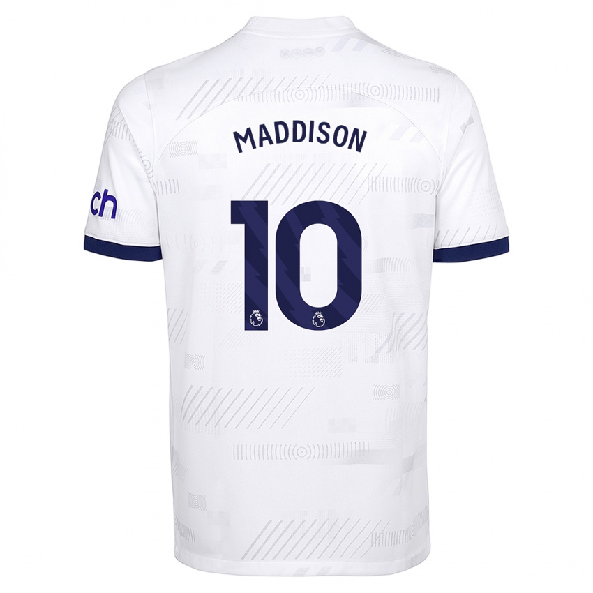 Niño Camiseta James Maddison #10 Blanco 1ª Equipación 2023/24 La Camisa México