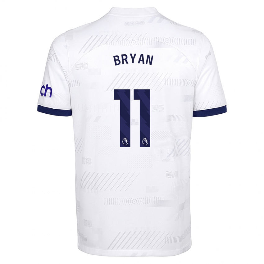 Niño Camiseta Bryan Gil #11 Blanco 1ª Equipación 2023/24 La Camisa México