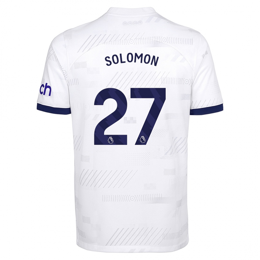 Niño Camiseta Manor Solomon #27 Blanco 1ª Equipación 2023/24 La Camisa México