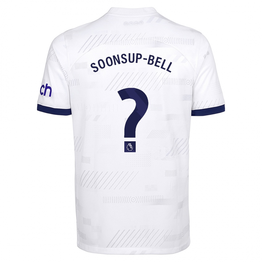 Niño Camiseta Jude Soonsup-Bell #0 Blanco 1ª Equipación 2023/24 La Camisa México