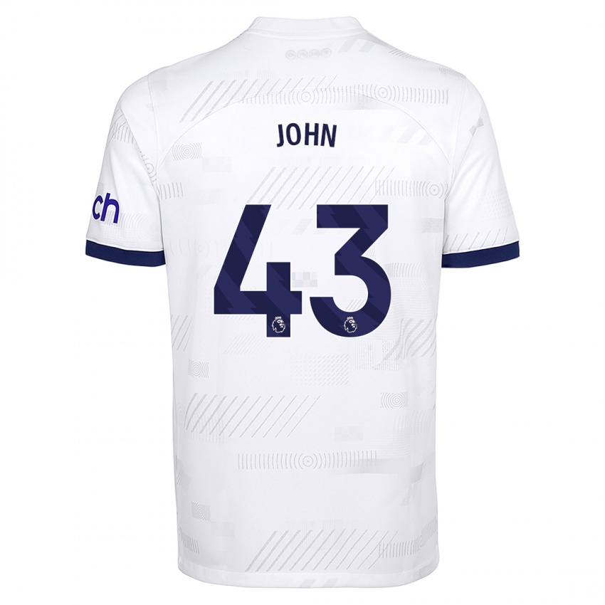 Niño Camiseta Nile John #43 Blanco 1ª Equipación 2023/24 La Camisa México