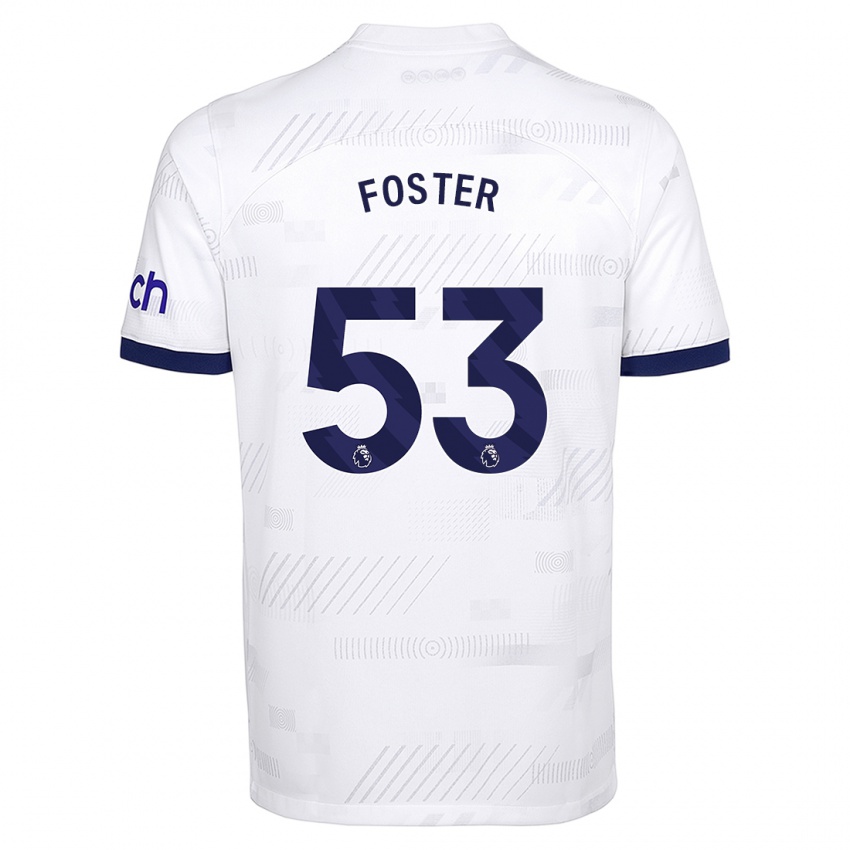 Niño Camiseta Brooklyn Lyons Foster #53 Blanco 1ª Equipación 2023/24 La Camisa México