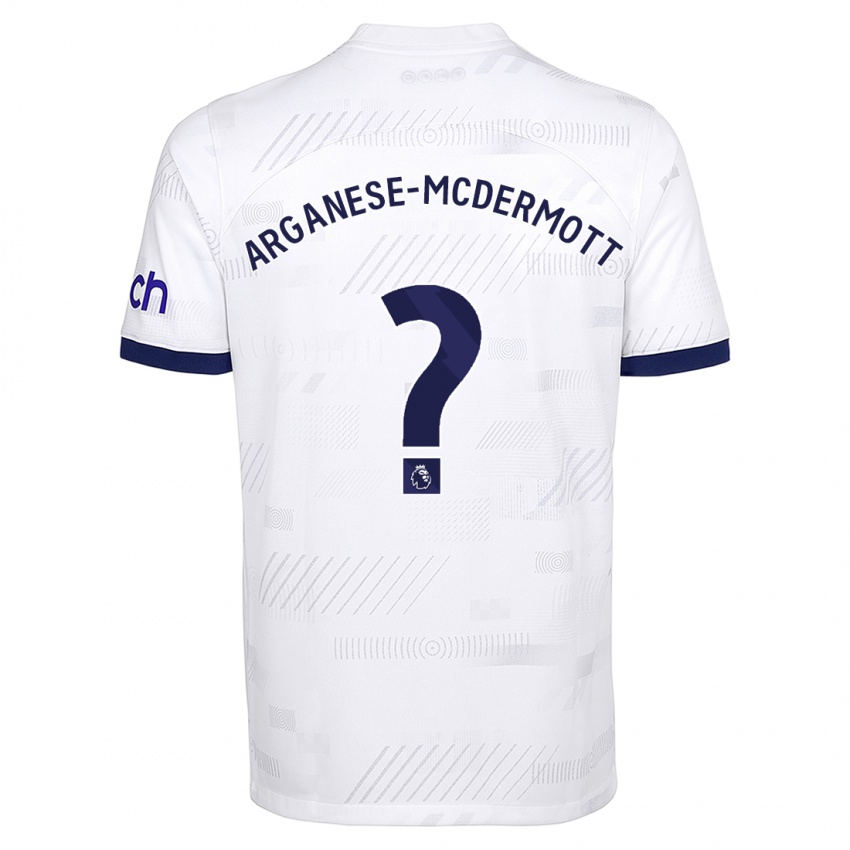 Niño Camiseta Pele Arganese-Mcdermott #0 Blanco 1ª Equipación 2023/24 La Camisa México