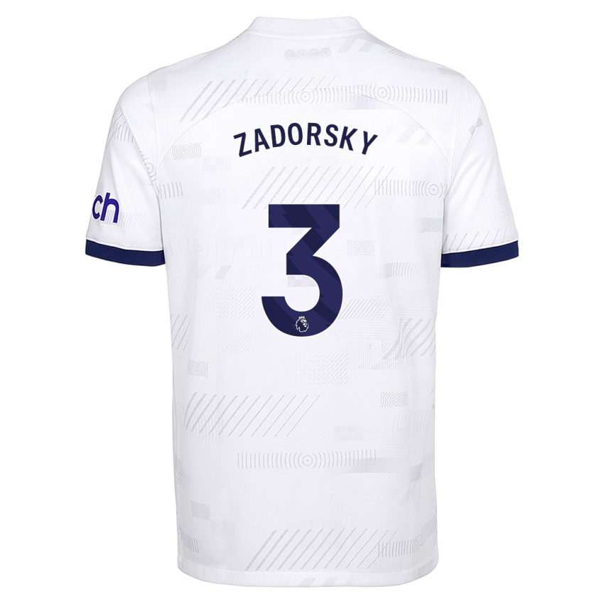 Niño Camiseta Shelina Zadorsky #3 Blanco 1ª Equipación 2023/24 La Camisa México