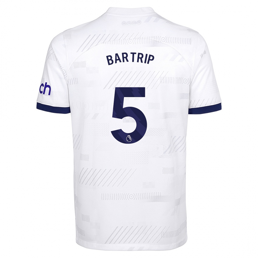 Niño Camiseta Molly Bartrip #5 Blanco 1ª Equipación 2023/24 La Camisa México