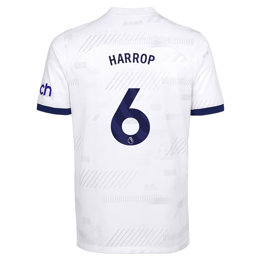 Niño Camiseta Kerys Harrop #6 Blanco 1ª Equipación 2023/24 La Camisa México