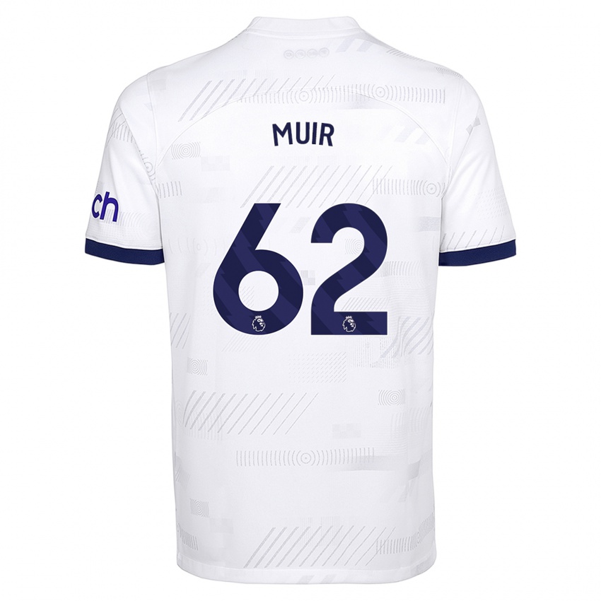 Niño Camiseta Marqes Muir #62 Blanco 1ª Equipación 2023/24 La Camisa México