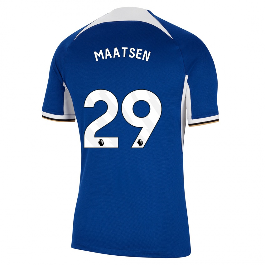 Niño Camiseta Ian Maatsen #29 Azul 1ª Equipación 2023/24 La Camisa México