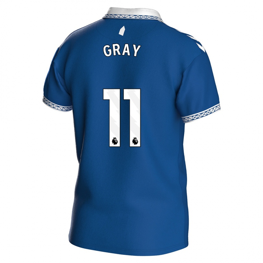 Niño Camiseta Demarai Gray #11 Azul Real 1ª Equipación 2023/24 La Camisa México