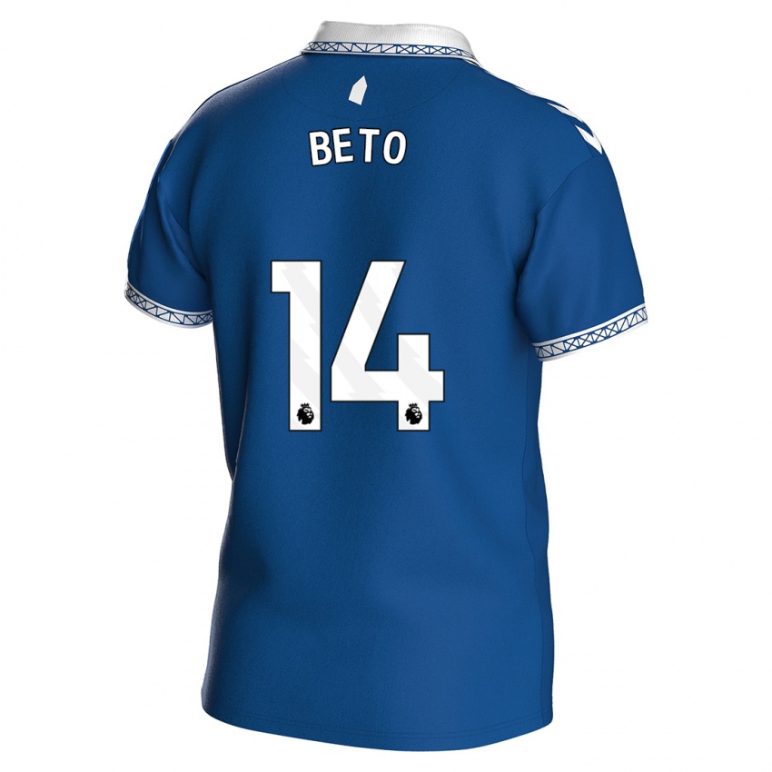 Niño Camiseta Beto #14 Azul Real 1ª Equipación 2023/24 La Camisa México
