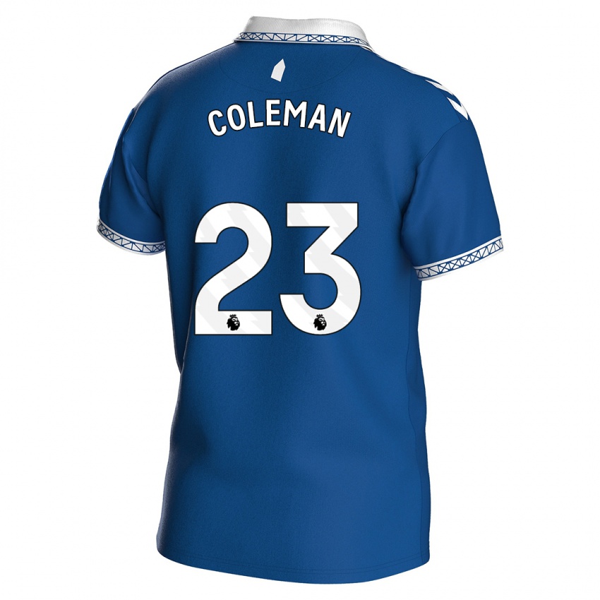 Niño Camiseta Seamus Coleman #23 Azul Real 1ª Equipación 2023/24 La Camisa México