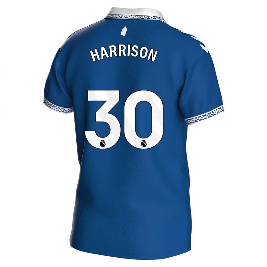 Niño Camiseta Jack Harrison #30 Azul Real 1ª Equipación 2023/24 La Camisa México