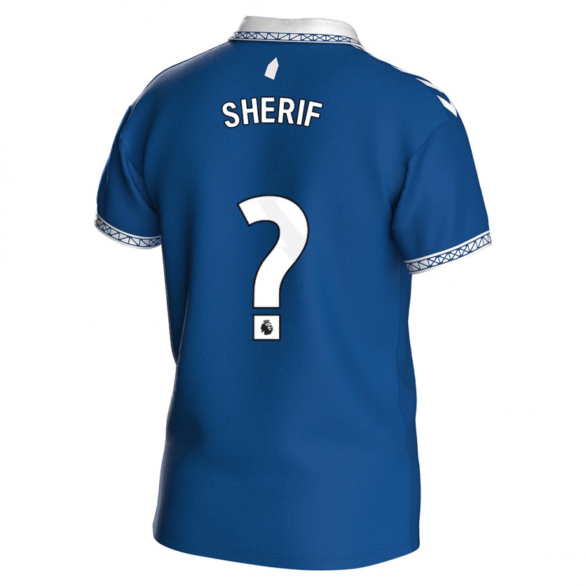 Niño Camiseta Martin Sherif #0 Azul Real 1ª Equipación 2023/24 La Camisa México