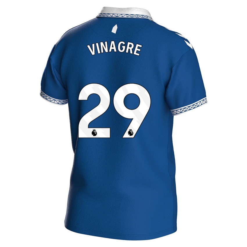 Niño Camiseta Ruben Vinagre #29 Azul Real 1ª Equipación 2023/24 La Camisa México