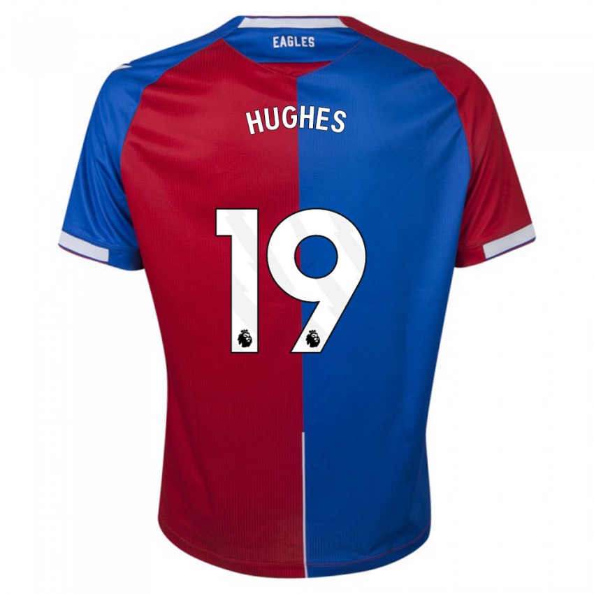 Niño Camiseta Will Hughes #19 Rojo Azul 1ª Equipación 2023/24 La Camisa México