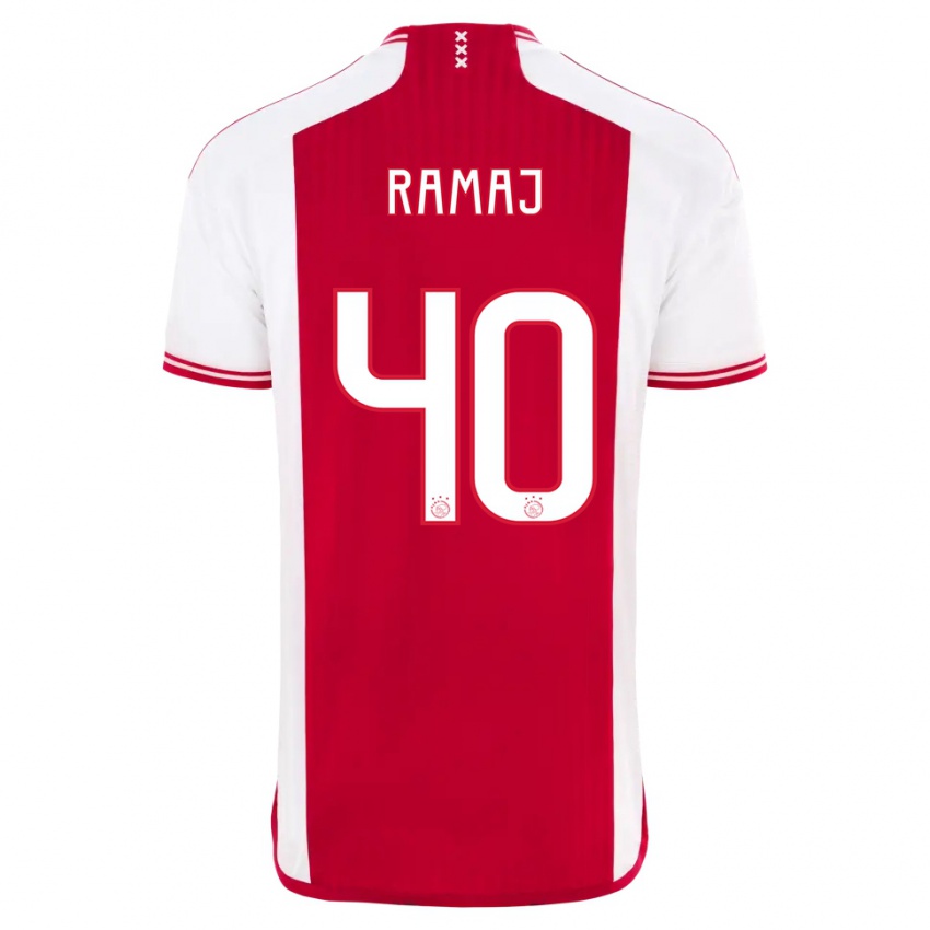 Niño Camiseta Diant Ramaj #40 Rojo Blanco 1ª Equipación 2023/24 La Camisa México