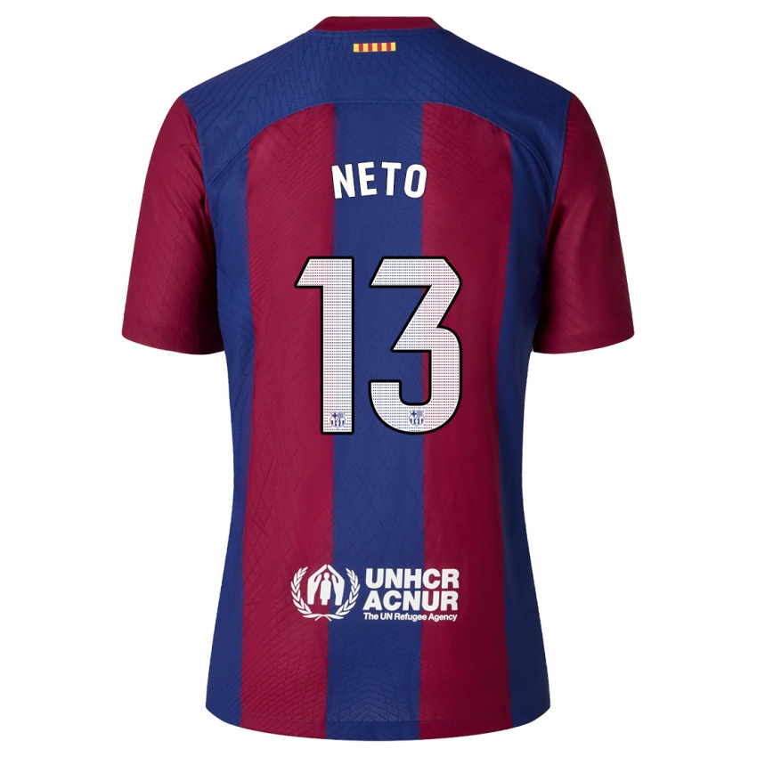 Niño Camiseta Neto #13 Rojo Azul 1ª Equipación 2023/24 La Camisa México