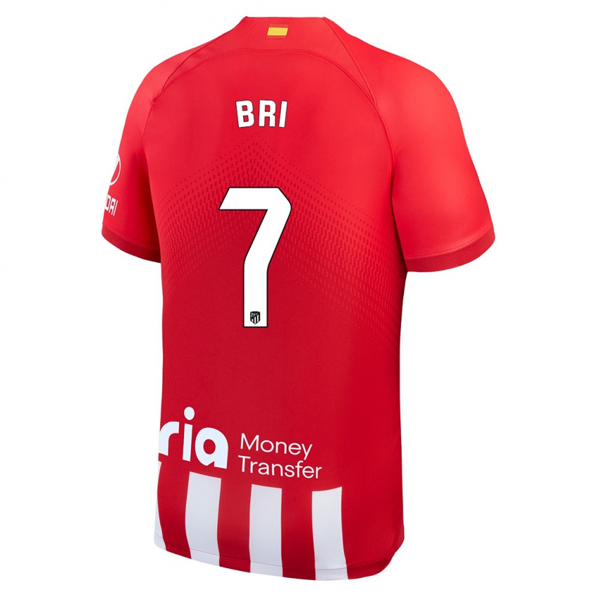 Niño Camiseta Diego Bri #7 Rojo Blanco 1ª Equipación 2023/24 La Camisa México