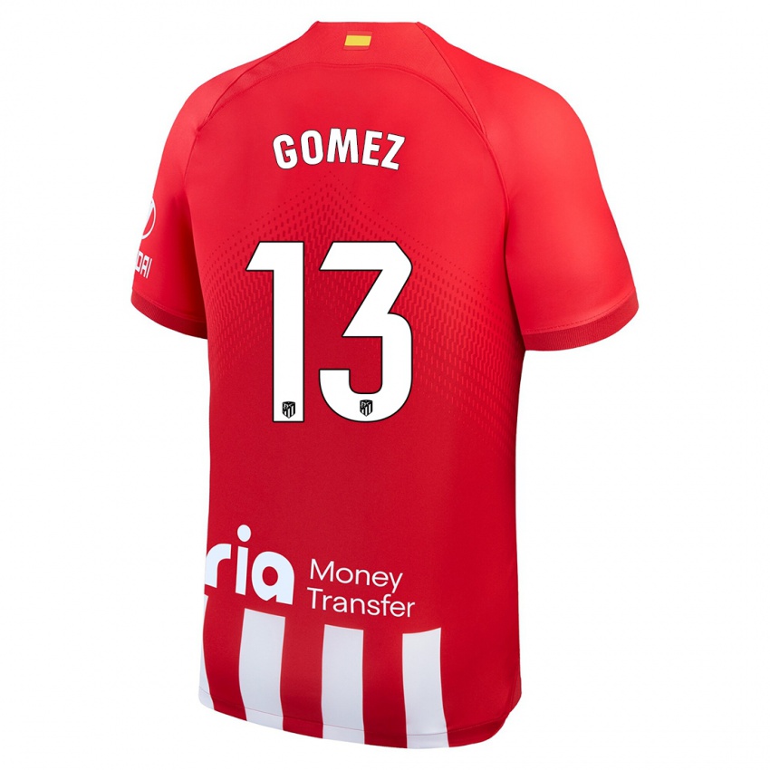 Niño Camiseta Christian Gomez #13 Rojo Blanco 1ª Equipación 2023/24 La Camisa México