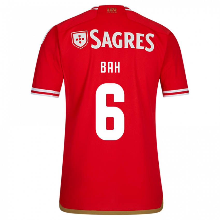 Niño Camiseta Alexander Bah #6 Rojo 1ª Equipación 2023/24 La Camisa México