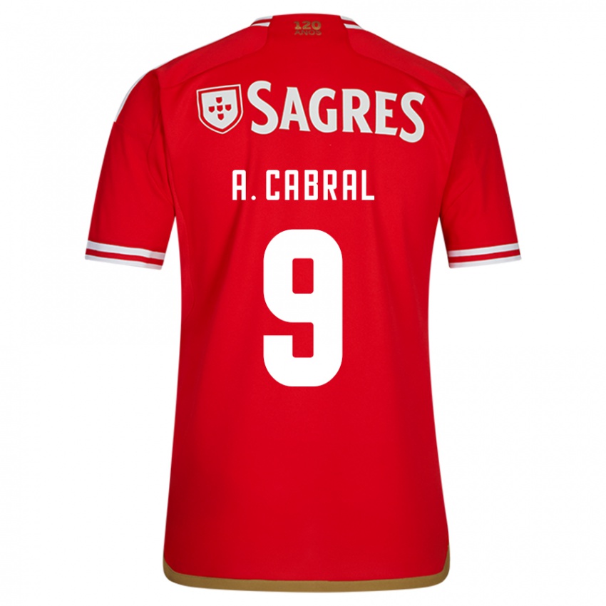 Niño Camiseta Arthur Cabral #9 Rojo 1ª Equipación 2023/24 La Camisa México