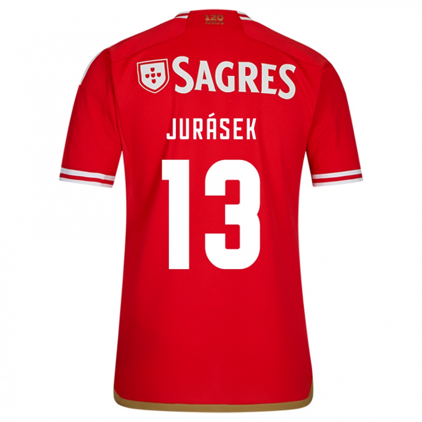 Niño Camiseta David Jurásek #13 Rojo 1ª Equipación 2023/24 La Camisa México