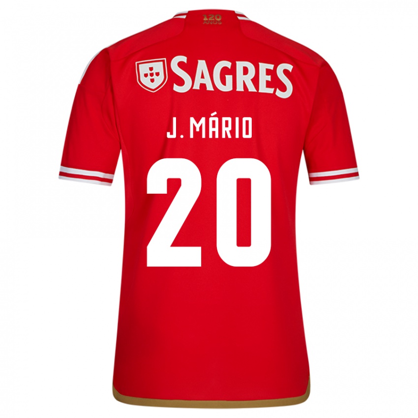 Niño Camiseta João Mário #20 Rojo 1ª Equipación 2023/24 La Camisa México